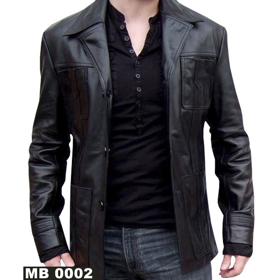 Jaket kulit Pria Formal / Jaket Jas / Jas pria kulit sintetis