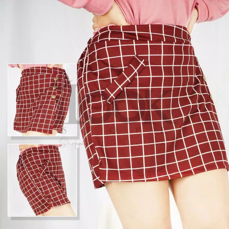 celana pendek fashion - korea style (bahan creap)