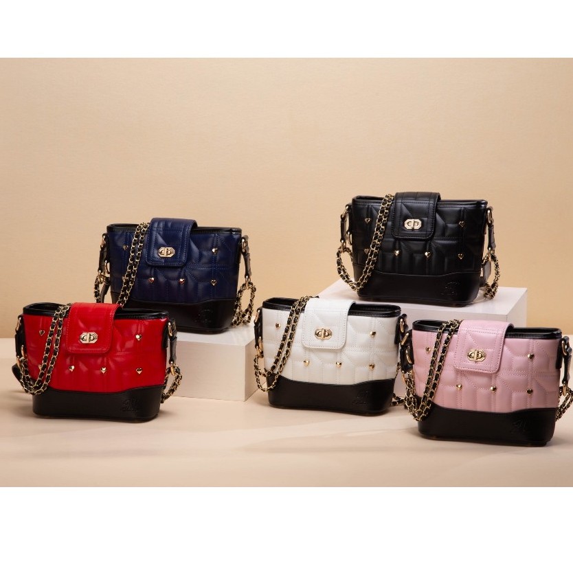 AMOUR Tas Selempang Hand Bag Tote Bag Wanita Kecil Mini Imut Keren Kulit Original JimsHoney