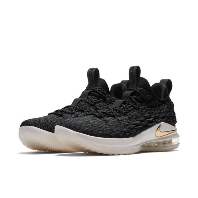 nike lebron 15 black and gold