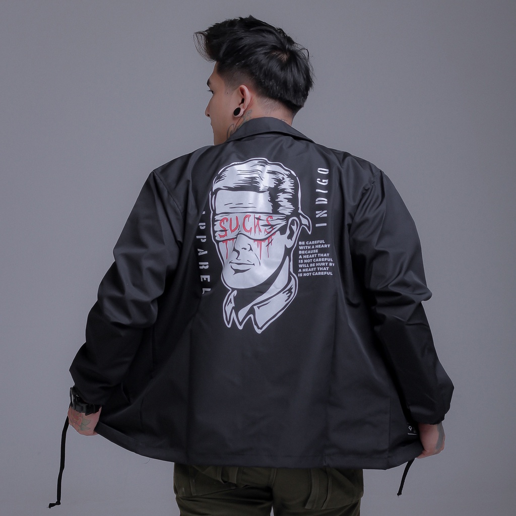 JAKET PARASUT COACH JUMBO SUCKS BY INDIGO