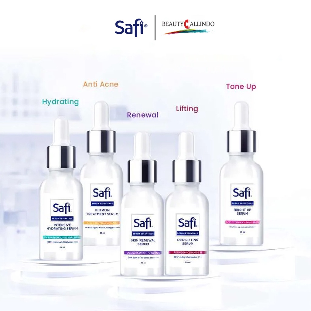 Safi Serum Essentials - Vitamin C - Niacinamide - Retinol - AHA - Hyaluronic Acid