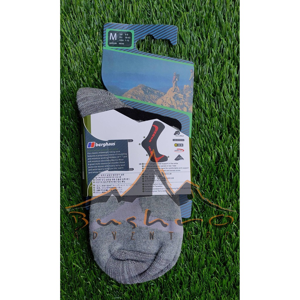 Kaus Kaki Hiking - Kaos Kaki Trekking - Outdoor Socks Berghaus Coolmax