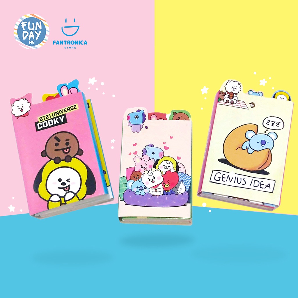 

Post It / Sticky Notes / Sticky Memo Fancy / Pembatas Buku / Memo Pad Motif BTS Unik