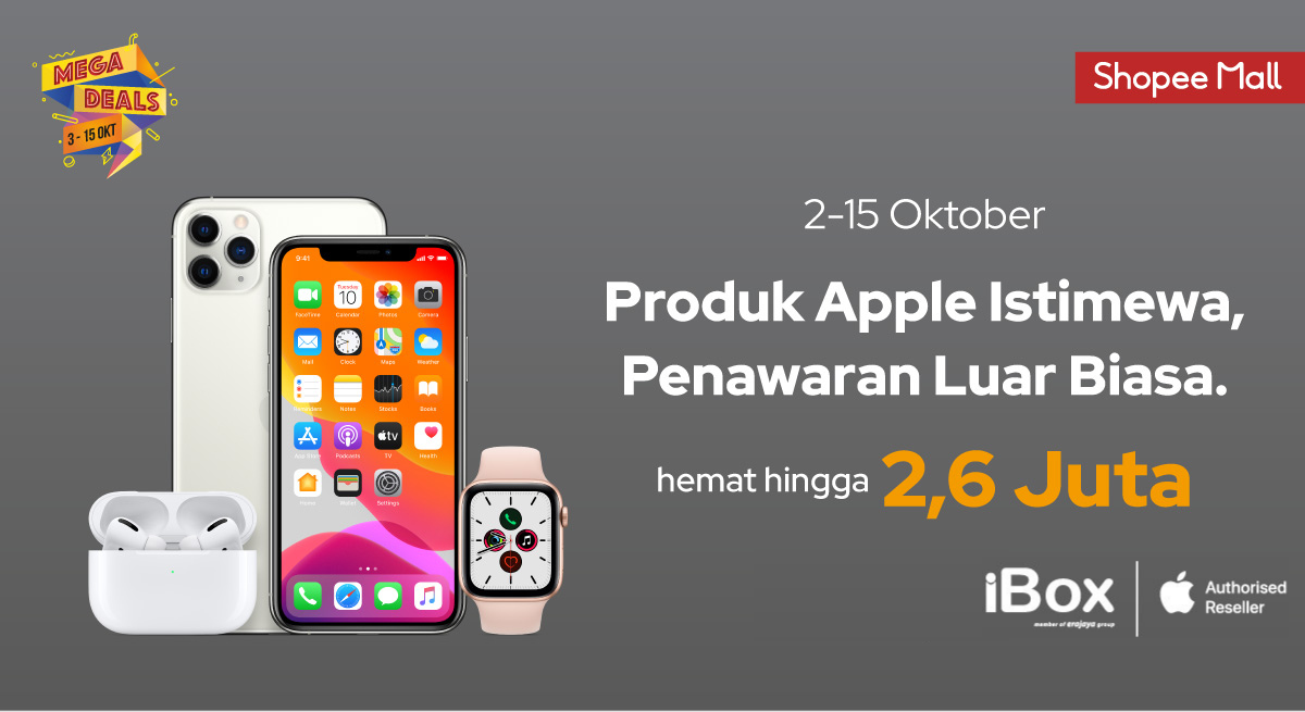 iBox Apple iPhone SE Launch Hadi di Shopee | 4-30 Okt