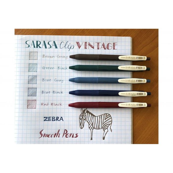 

Pulpen Gel Sarasa Clip Vintage Colour 0.5mm