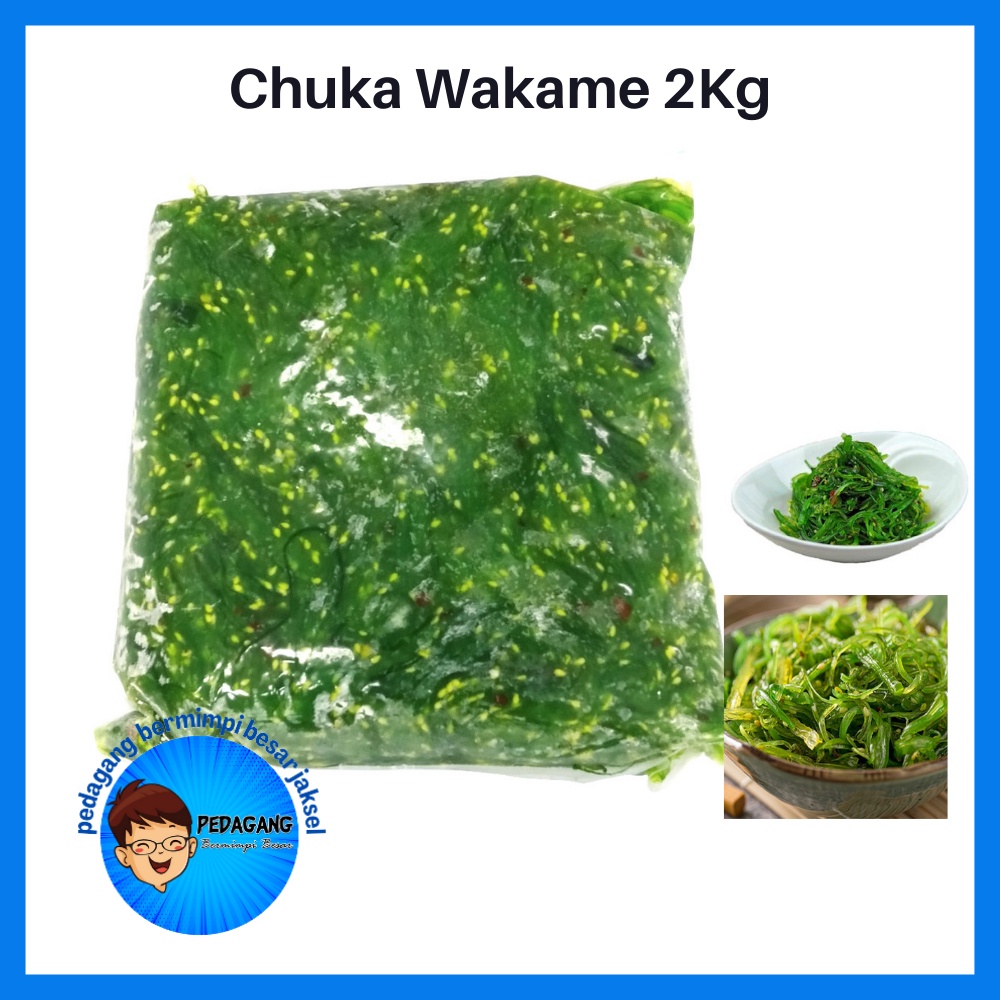 Jual Chuka Kuki Wakame 2Kg Chuka Wakame 2Kg Salad Rumput Laut