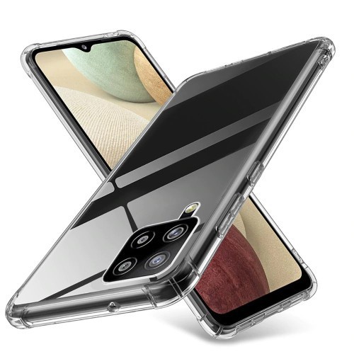 Softcase Anticrack Samsung A12  , Sam A02 ,  Sam A02s  , Sam A03s Case Bening Lentur