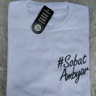  Kaos  SOBAT AMBYAR  Didi Kempot Cotton Carded Tebal Lengan 