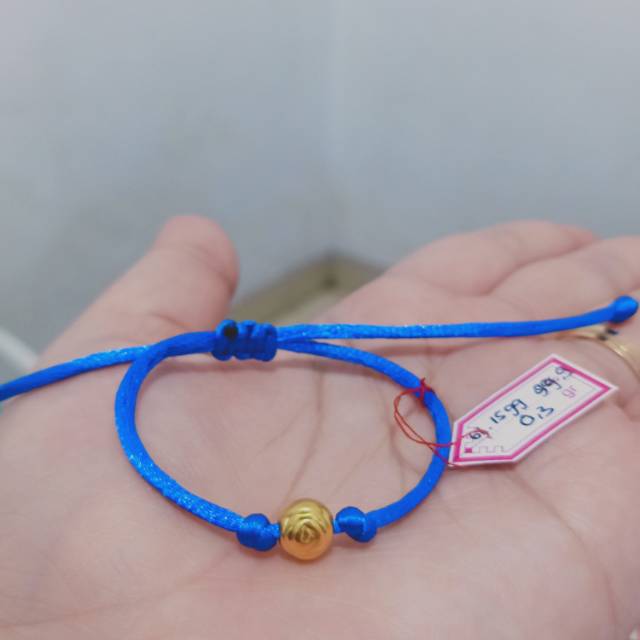 Gelang Tali Emas Hongkong
