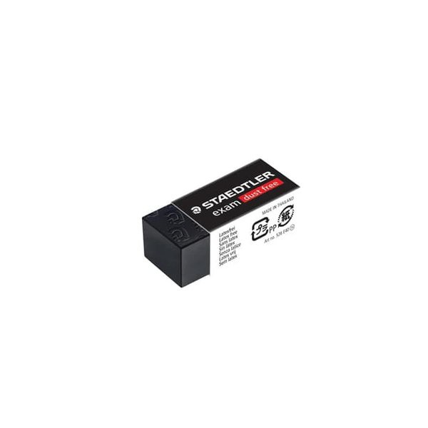 

Penghapus Eraser Staedtler 526 E40 Exam Black Hitam Ujian - Eceran