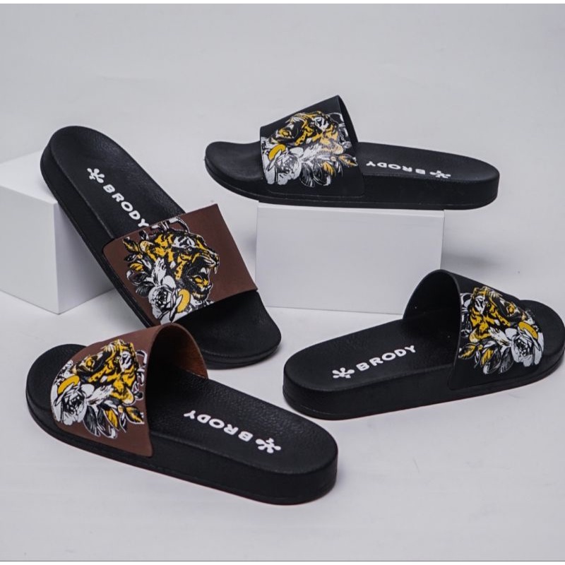 Sandal Pria Brody Macan nyaman murah trendy