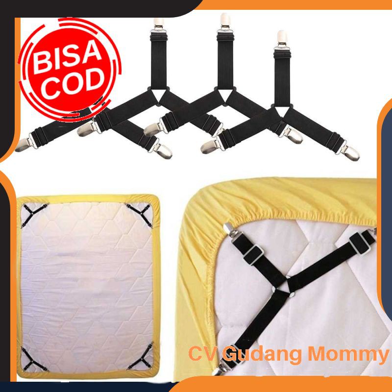 Termurah Grosir Gcdhome Penjepit Ujung Sprei Kasur Bed Clip Holder 4pcs - Fs-1809 zEdEbbiA6MXjd