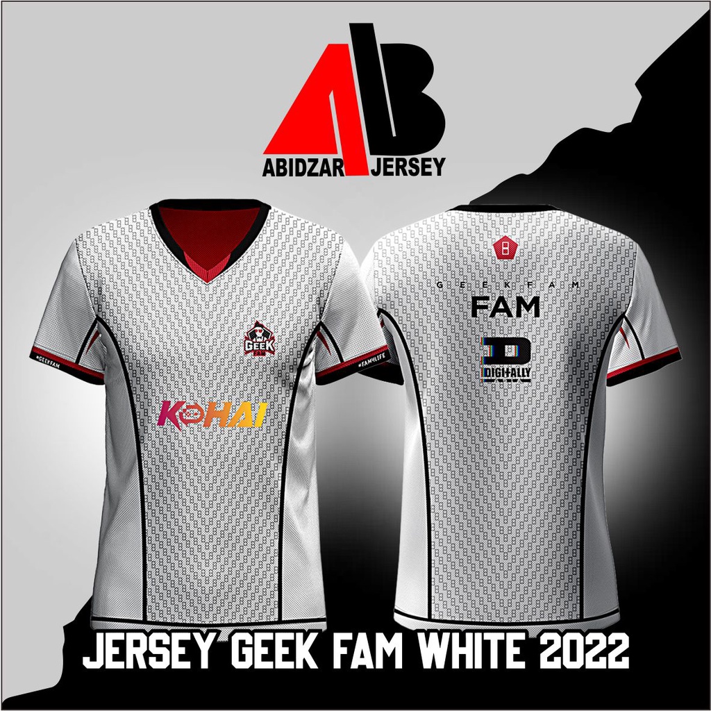 JERSEY GEEK FAM 2022 WHITE TERBARU