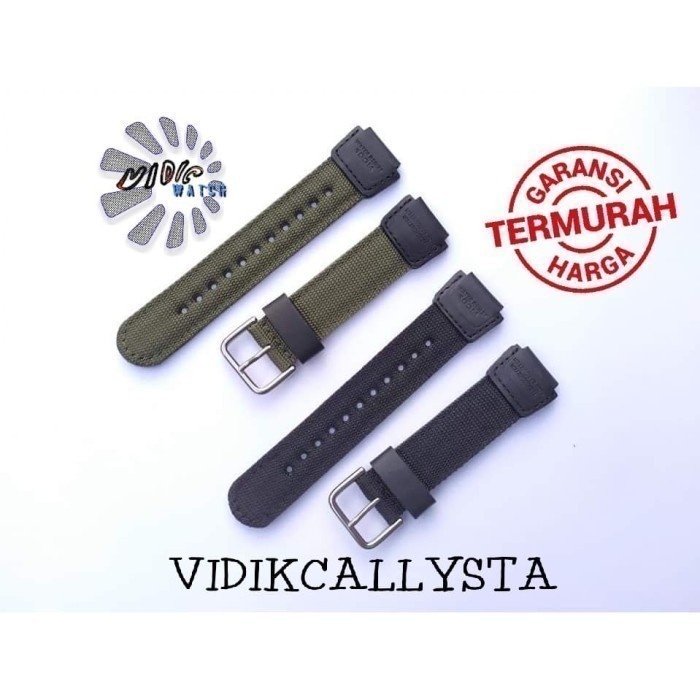 Strap nylon Tali jam Canvas Casio G-Shock GA2110 GA2100 DW5000 DW5300 DW5600 DW5900 DW6600 DW6900 AW591 AW590 G7700 G7710 AWR AWG M100 G300 G301B G350 G306X Original OEM