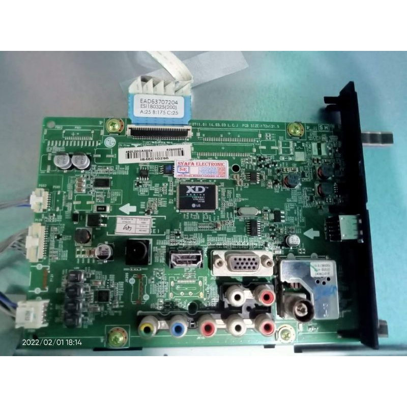 MB - MAINBOARD TV LED LG 24LB450 - 24LB450A