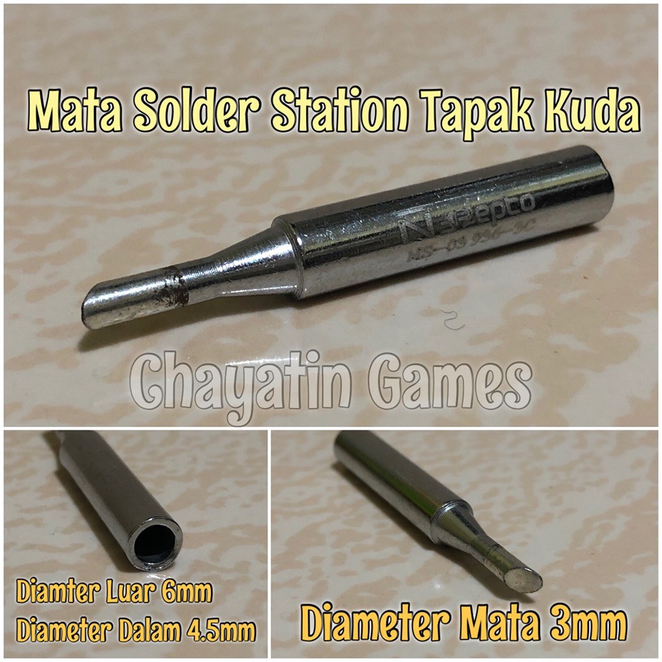 Mata Solder Station Type MS-03-936-2C Model Tapak Kaki Kuda