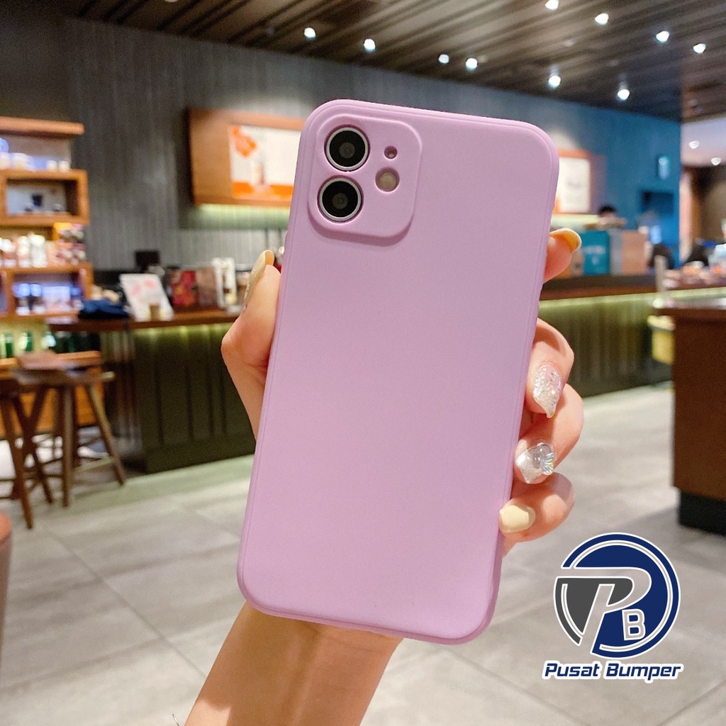 SOFTCASE MACARON PELINDUNG KAMERA VIVO Y91 Y93 Y95 Y91C Y1S Y90 Y21 Y21S Y33S Y53S V5 Y69 Y66 Y67 V9 Y85 PB1078-UNGU