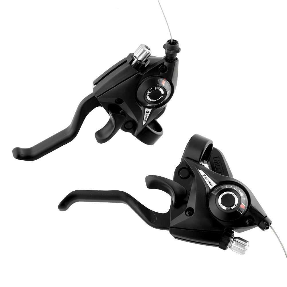 COD Operan Gigi Kanan Kiri / Speed Shifter Handle Brake Rem Sepeda 3 dan 7 Speed 2 PCS Cocok Untuk Sepeda Gunung MTB Lipat