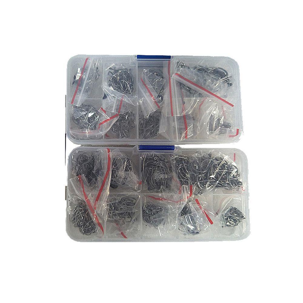 Lanfy Kait Memancing Baja Karbon Tahan Lama Ukuran 3-12 Alat Pancing Fishing Tackle High-carbon Steel Sea Tackle Aksesoris Memancing Hooks Set