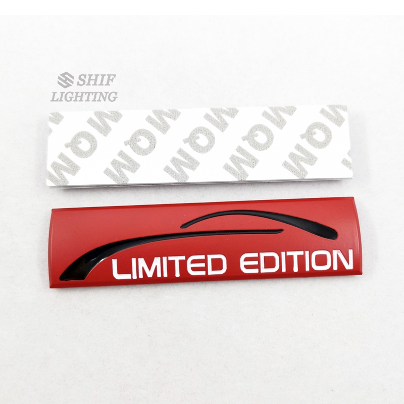 1pc Stiker Emblem / Badge Logo Limited Edition Bahan Metal Untuk Dekorasi Mobil