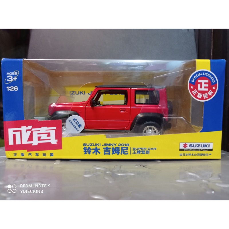 SUZUKI JIMNY 2018 Diecast MSZ Miniatur Mobil - Red