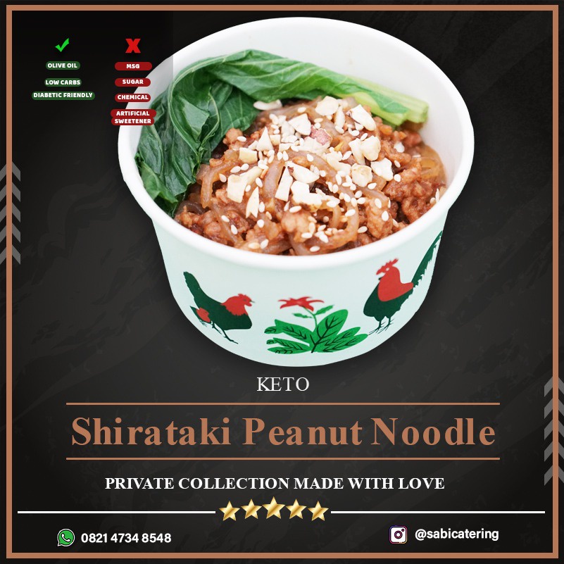 

Shirataki Peanut Noodle