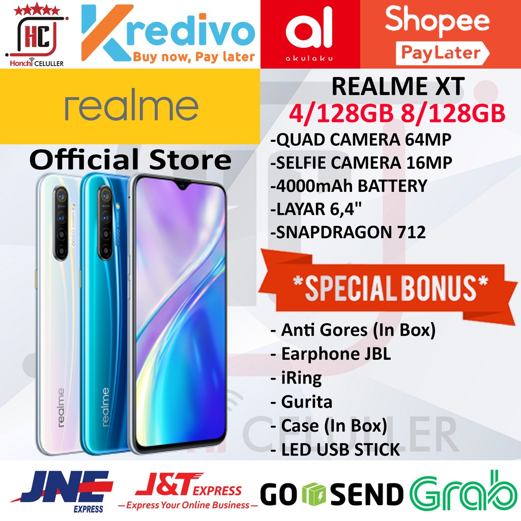 REALME XT 8/128GB GARANSI RESMI ORIGINAL FULL BONUS