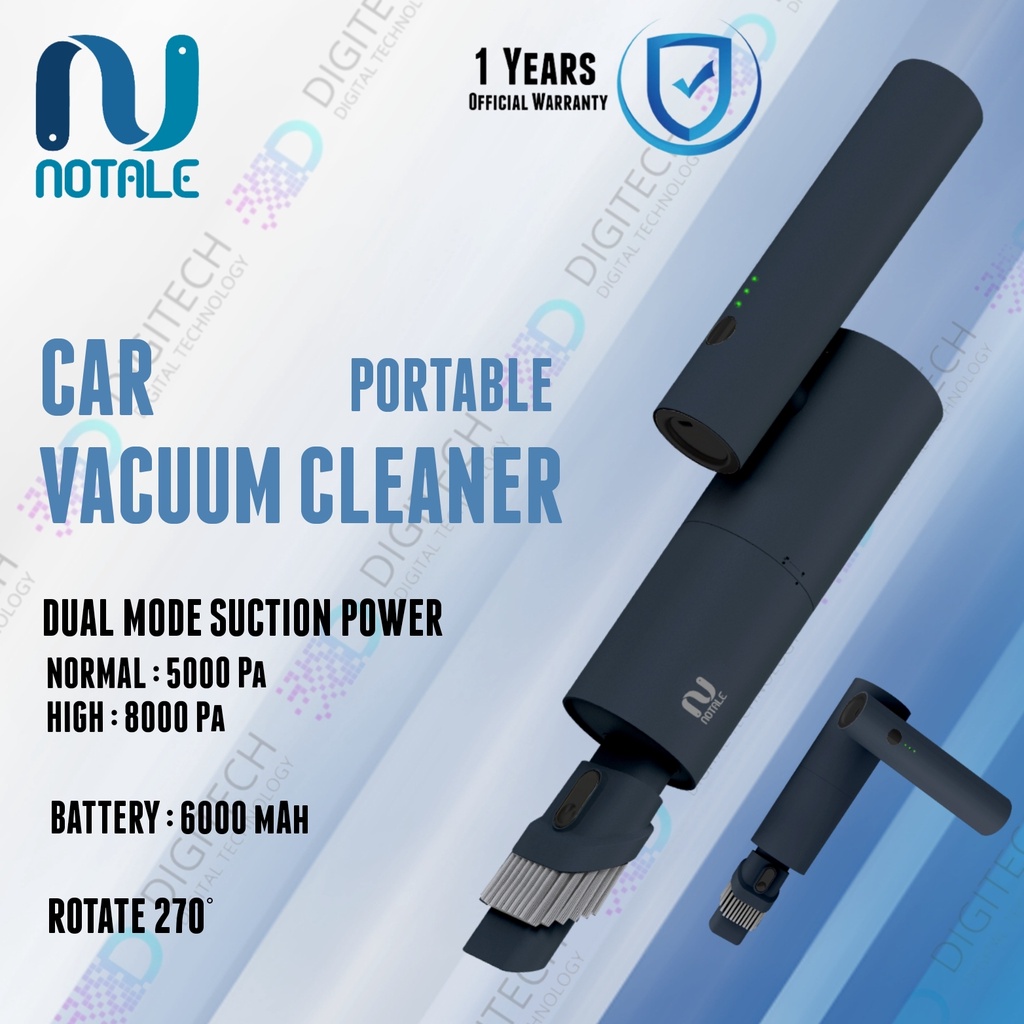 Notale Portable Car Vacuum Cleaner Wireless 8000kPa