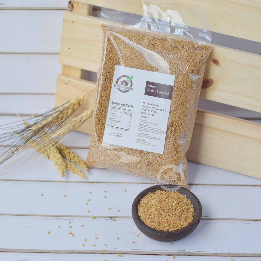 Jual Natural Golden Flaxseed ( Flaxseed Kuning ) 1 Kg Shopee Indonesia