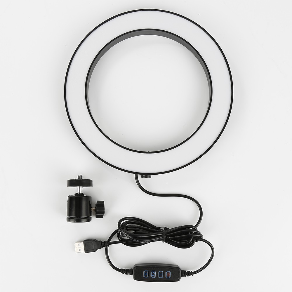 TaffSTUDIO Lampu Halo Ring Light LED Selfie 128 LED 26cm (RL-20) - Black