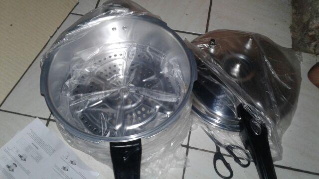 Presto Trisonic 8 Liter Panci Presto Bagus Dan Murah Safety Cover Lock