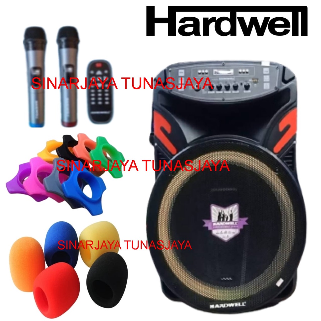 PAKET HEMAT SPEAKER MEETING PORTABLE PARTY 15 UHF HARDWELL  ORIGINAL