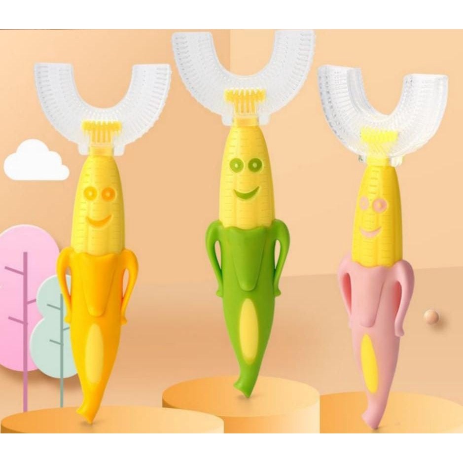 U-Toothbrush Corn - Sikat Gigi U Bermotif Jagung (U-CORN)