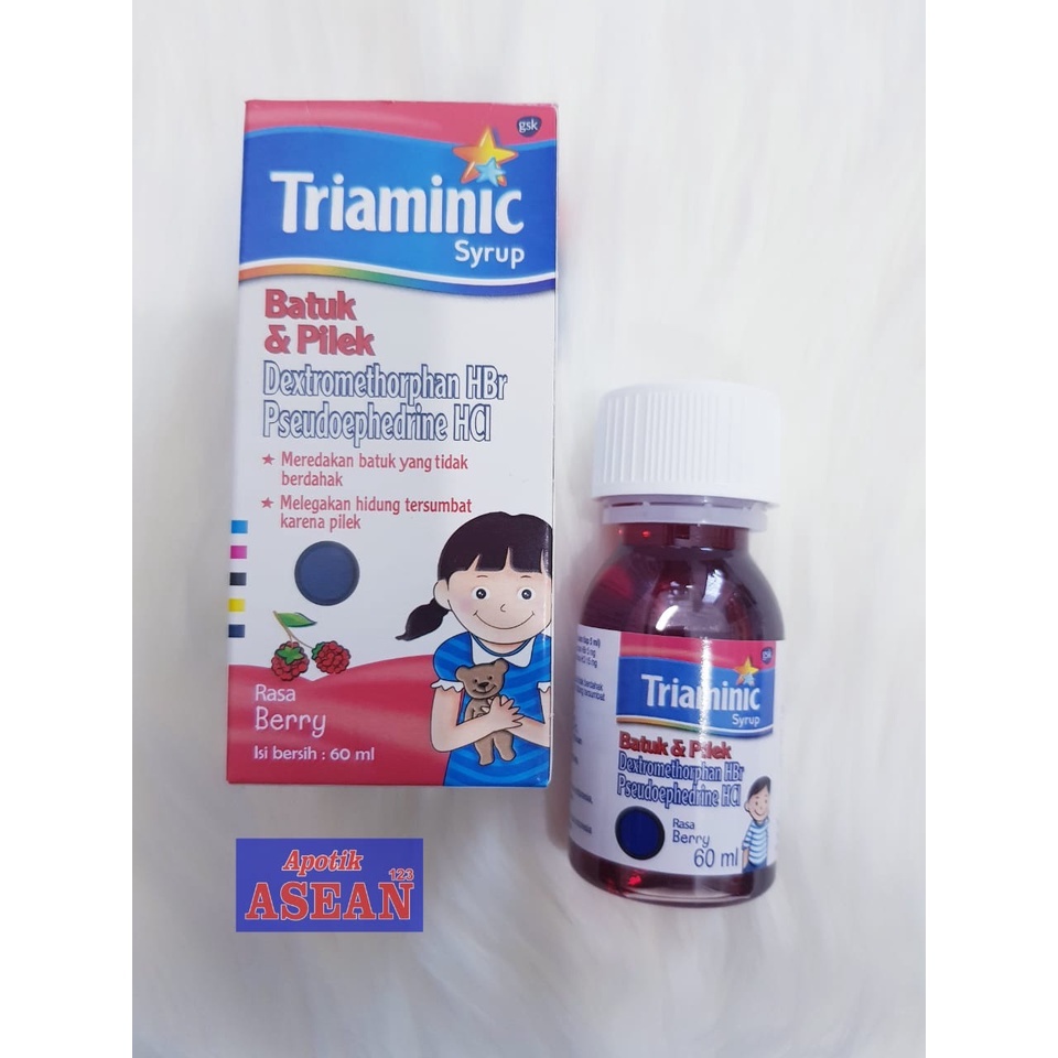 TRIAMINIC SIRUP BATUK &amp; PILEK RASA BERRY 60ML