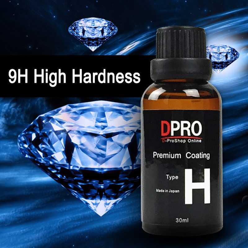 DPRO Premium Paint Coating Liquid Hydrophobic Mobil 9H Type H 30ml