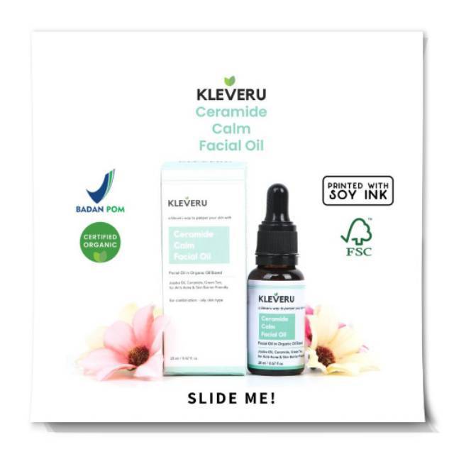 Formula BARU KLEVERU Ceramide Calm Organic Face Oil