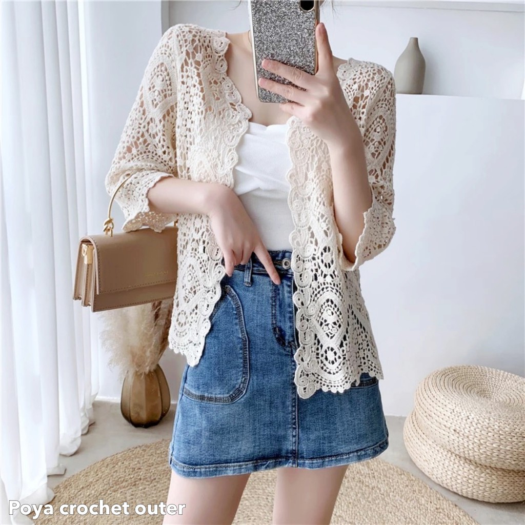 Poya crochet outer -Thejanclothes