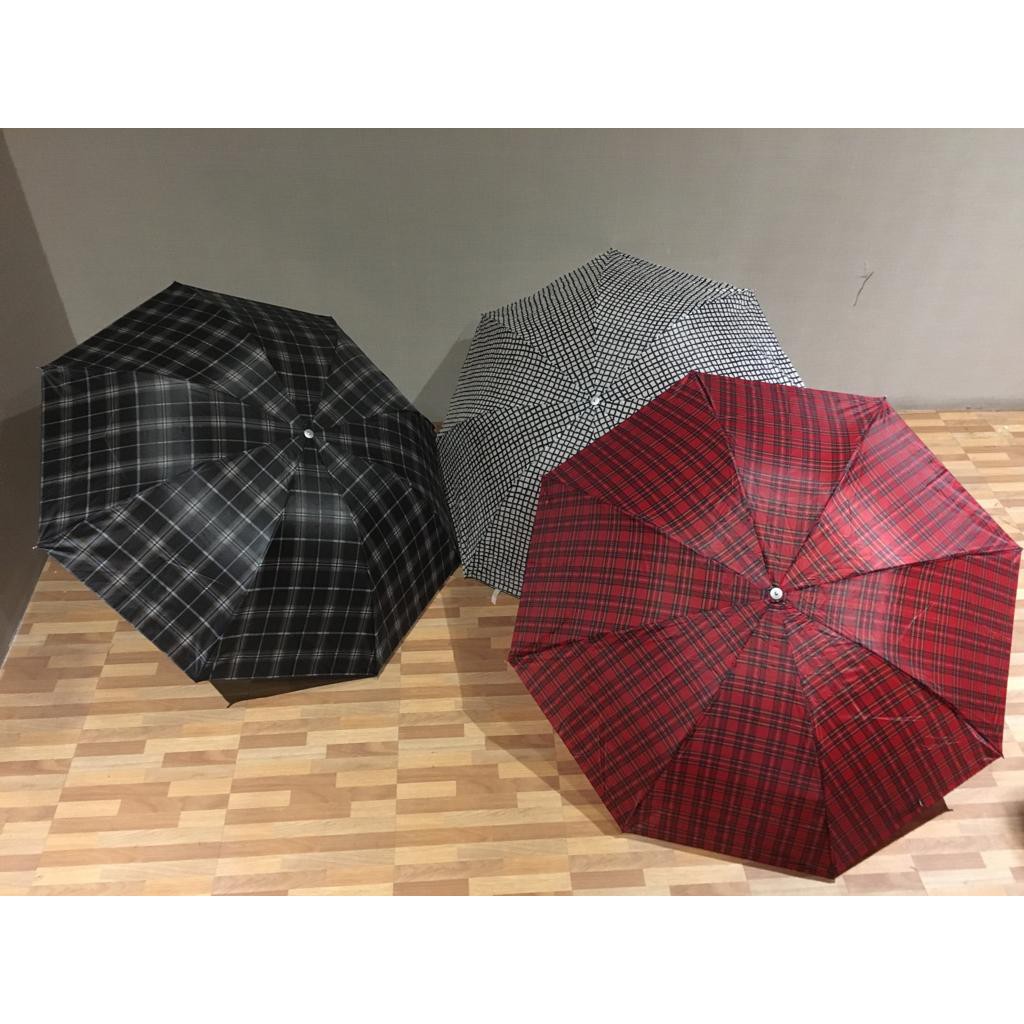 Payung Lipat Mobil Umbrella Motif Kotak