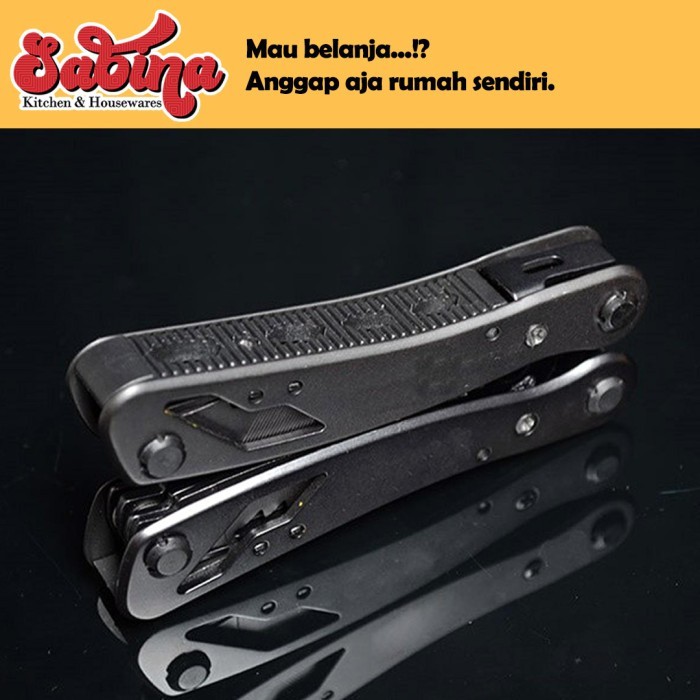 Tang Jepit Pocket Portabel Multifungsi Obeng Set Reparasi MultiTool