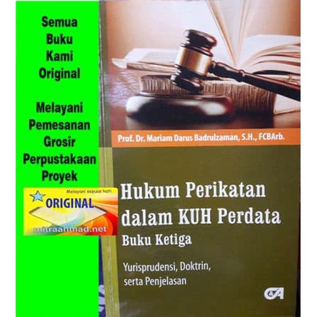 Hukum Perikatan dalam KUH Perdata Yurisprudensi CRA