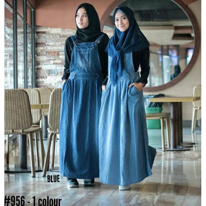 Gamis Baju Kodok Rok Panjang Jamsuit Setelan Hijab Overall Hijabers