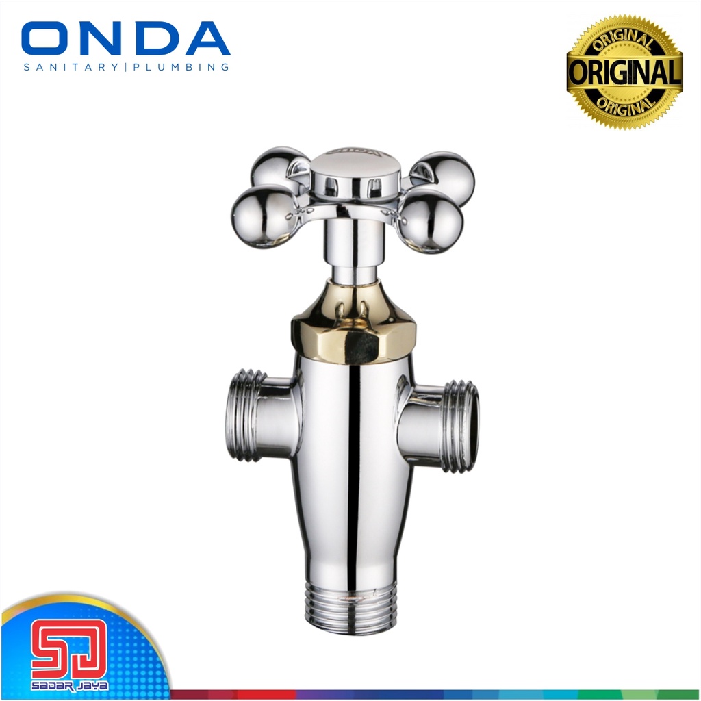 ONDA JF 23 GWC Stop Kran Toilet Katup Keran Shower Cabang Angle Valve 1/2&quot;