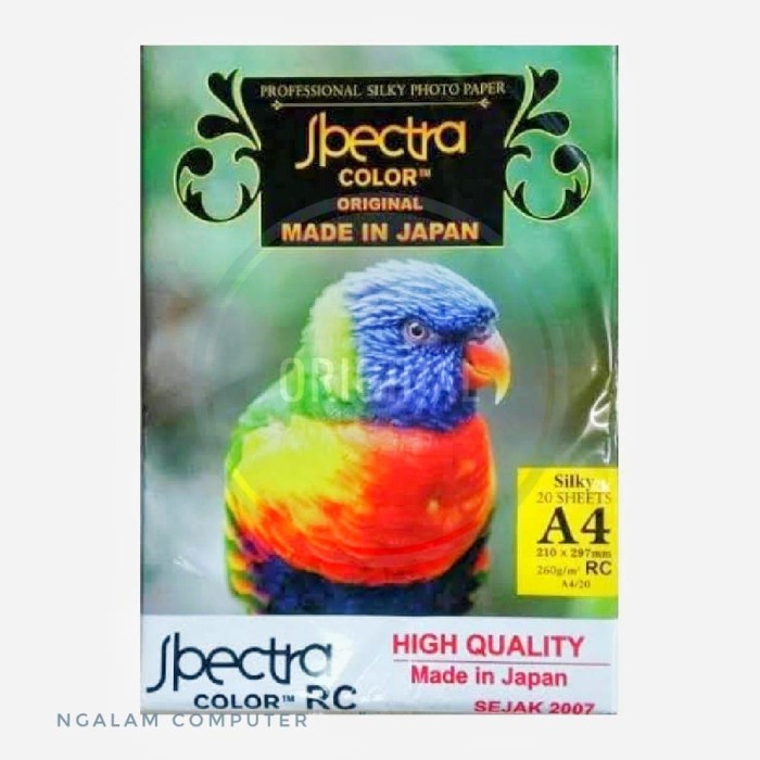 

(DISKON TERMURAH) Kertas Photo Spectra Silky A4 260Gsm