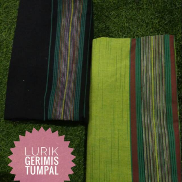 Lurik gerimis tumpal