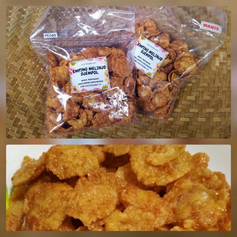 

Emping melinjo Manis 250gr