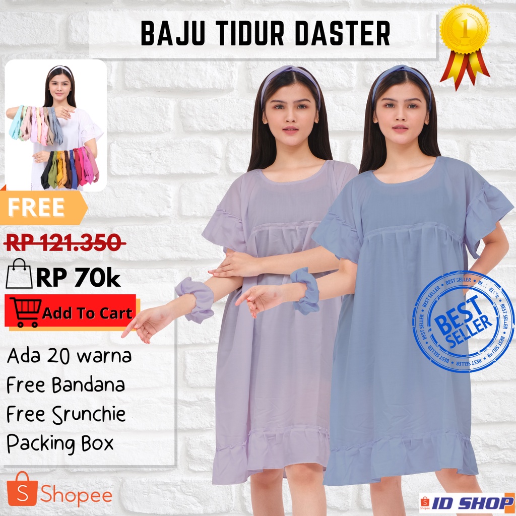 Baju Tidur Santai Baju Tidur Daster Baju Tidur Kekinian Baju Tidur Pendek Baju Tidur Premium Baju Ti
