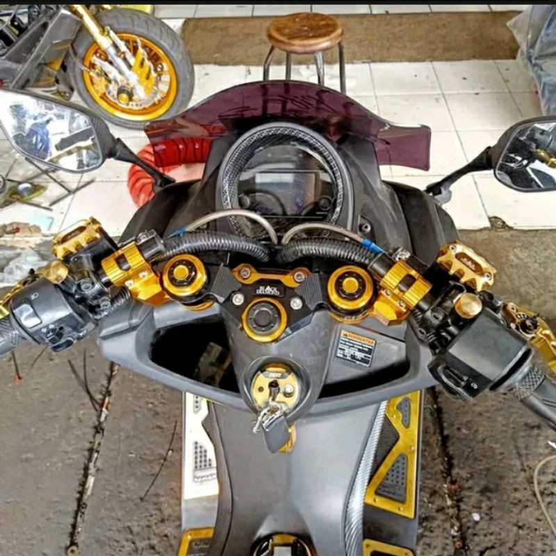 stang jepit yamaha nmax 155 black diamond stang variasi nmax 155