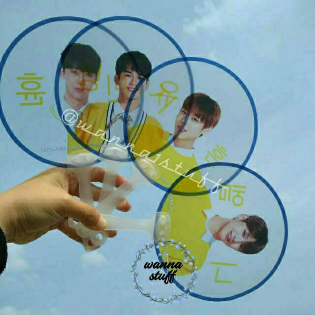 Transparent Fan Kipas Transparan Wanna One