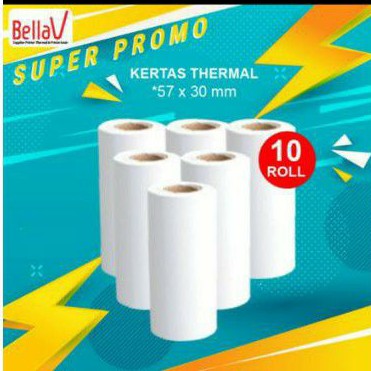 

Bellav Printer Kertas Struk Thermal Ukuran 57 X 30mm